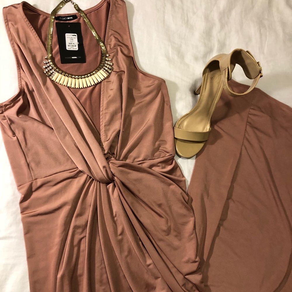 NWT Blush Maxi Dress